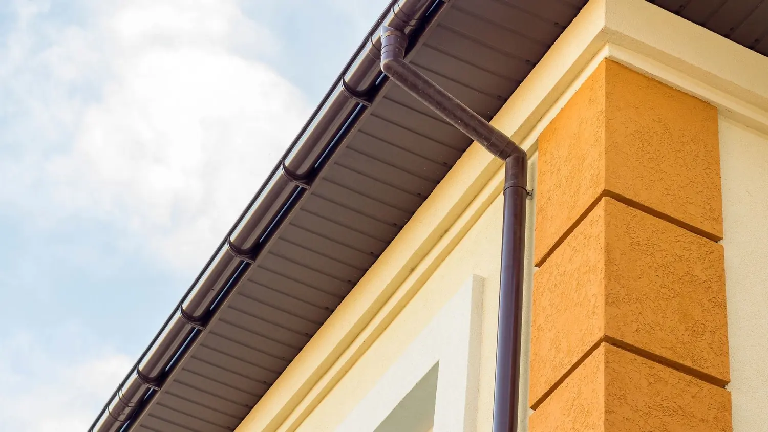 Gutter installation and downspout work by RB Roofing and Handy Service LLC in Gainesville GA