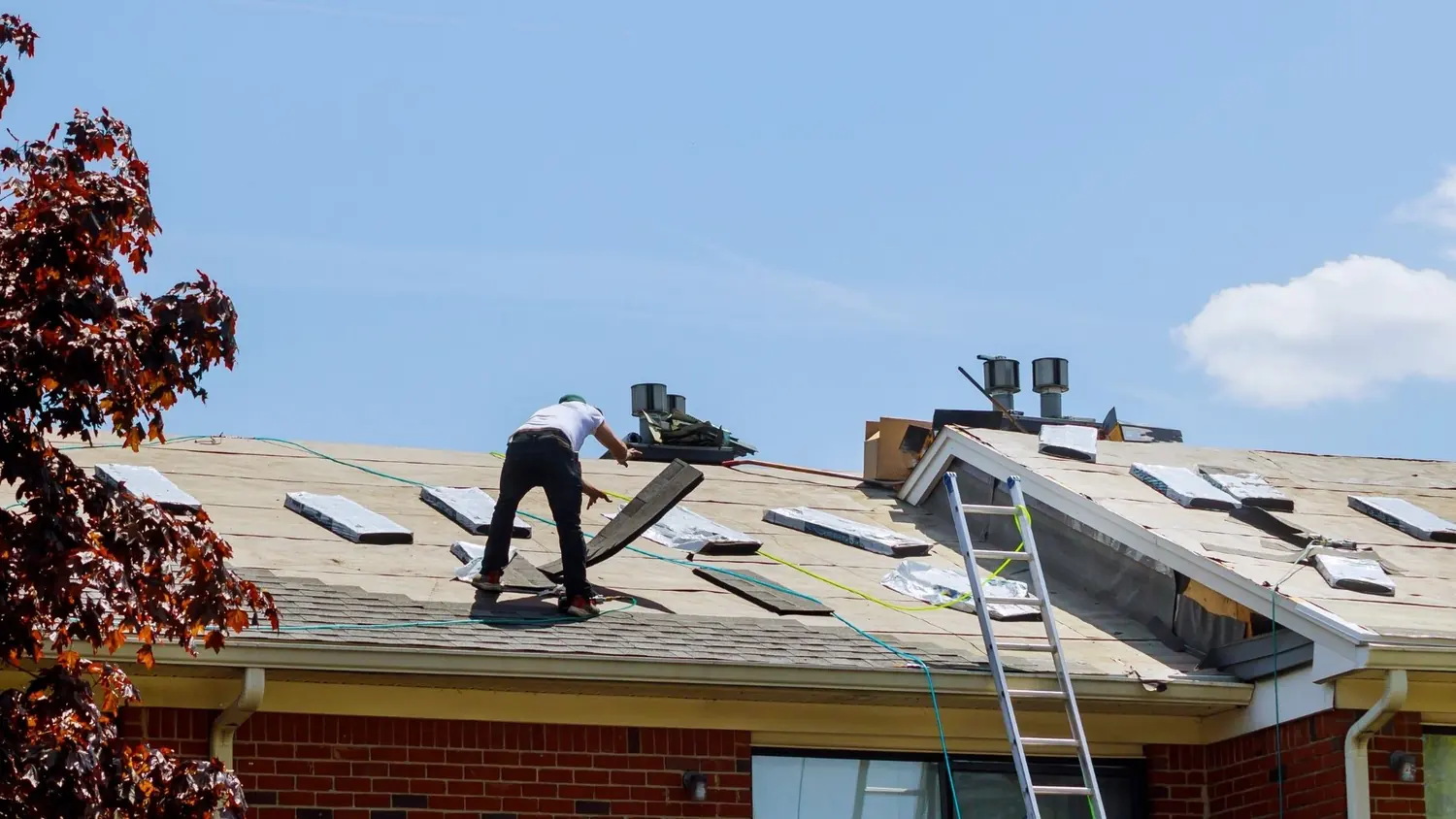 Roof installation crew by RB Roofing and Handy Service LLC in Gainesville GA